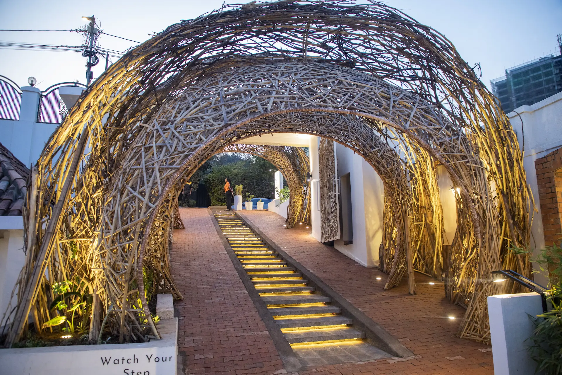 The entrance to The Nest Kigali